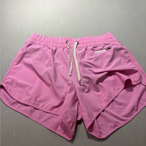 Vuori Pink Athletic Shorts